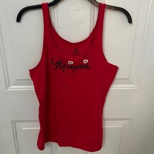 Disneyland Red Minnie tank top size Large